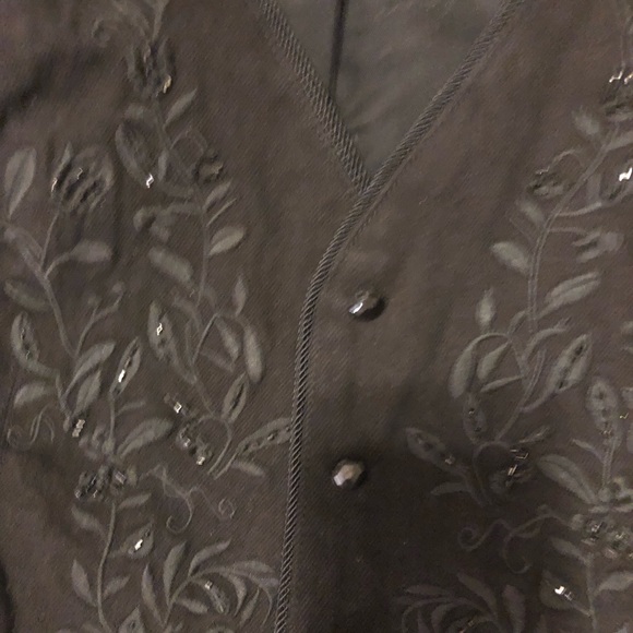 Ralph Lauren LRL black vest with beading - Picture 5 of 5